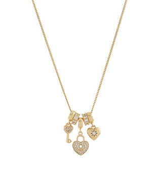 Angela Charm Necklace (Gold)