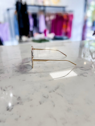 Blake Aviator Sunglasses (Pink)