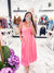 Finding My Paradise Ruffle Dress (Pink)