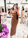 Weekend in Tulum Crochet Skirt (Pecan)