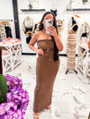 Weekend in Tulum Crochet Skirt (Pecan)