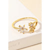 Ivy Flower Ring (Gold)