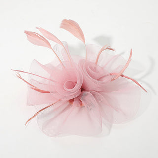 At The Race Fascinator (Light Pink)