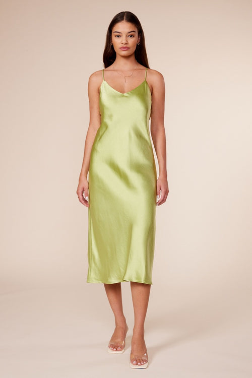 Colette Slip Dress (Light Green)