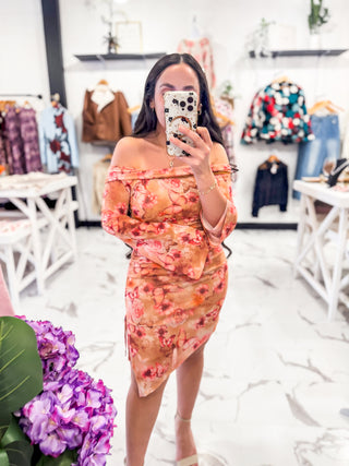 Mariah Asymmetrical Butterfly Dress 