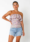 Feeling Hopeful Corset Top (Pink Lavender)