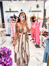 Salt & Sand Two Piece Skirt Set (Nude/Cream)