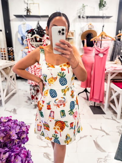 Fruit Cocktail Mini Dress
