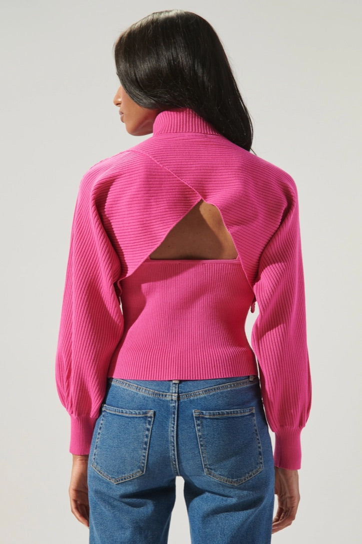Bella V Boutique Cami Sweater Set