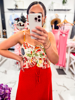 Berry On Top Printed Cami Multi
