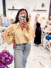 Dreaming Daisy Ruffle Blouse (Yellow)