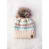 Freezing Season Pom Beanie (Ivory)