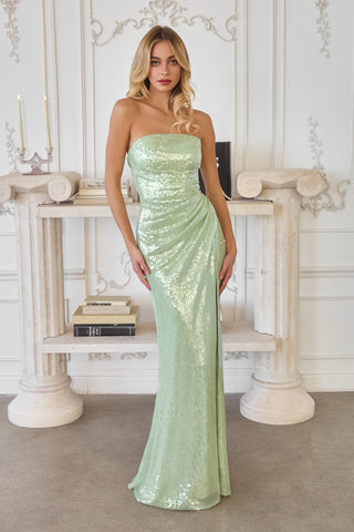 All Eyes on You Sequin Dress (Sage)