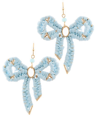 Like A Present Earrings (Blue)