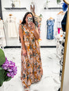 Somewhere To Go Flowy Maxi Dress (Multi)