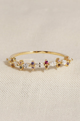 Angela Studded Ring (Gold)