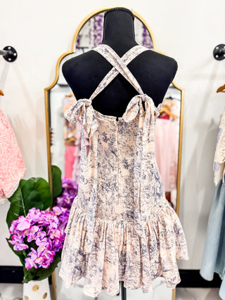 Back Crisscross Tie Dress