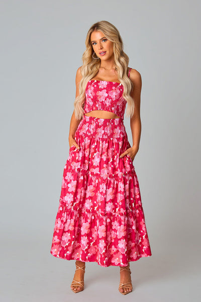 Tamra Smocked Two Piece Set (Posies) - Buddy Love