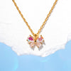 Kaleidoscope Butterfly Necklace (Gold) - Girls Crew