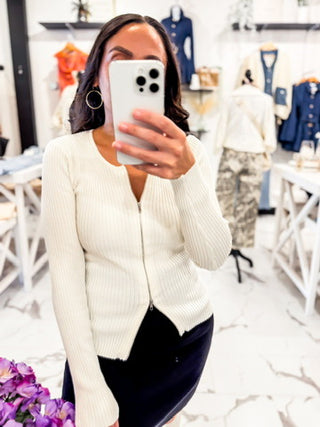 Very Stretchy Double Zipper Knit