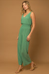 Keep It Simple Jumpsuit (Sage)