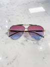 Blake Aviator Sunglasses (Pink)