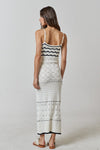 A Good Time Crochet Slit Dress (Ivory)