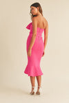 Elite Girl Sweetheart Neckline Dress (Pink)