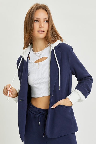 Bella V Boutique Color Contrast Blazer