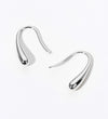 Brooklyn Teardrop Earrings (Silver)