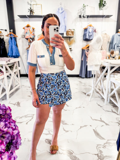 In Your Dreams Skort (Cobalt Blue)