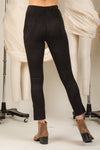 Everyday Essential Suede Pants (Black)