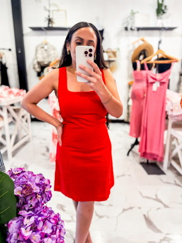 Love You More Mini Dress Poppy