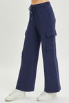Bella V Boutique Cargo Navy Sweatpants