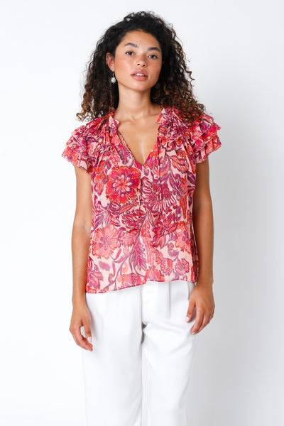 Back To The Office Blouse (Pink Fuchsia)
