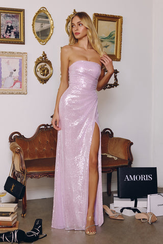 All Eyes on You Sequin Dress (Lavender)