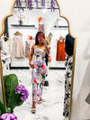 Jessica Watercolor Backless Dress (Multi)