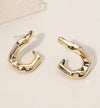 Kennedy Mini Hoop Earrings (Gold)