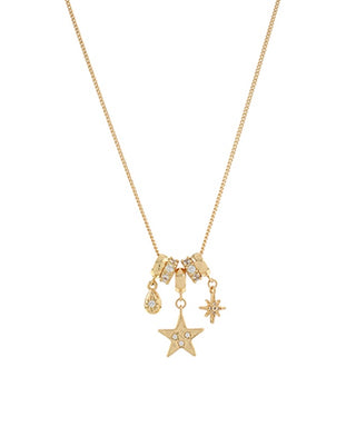 Luciana Charm Necklace (Gold)