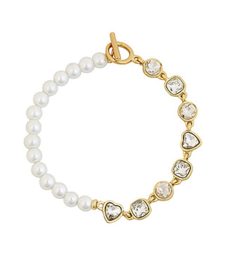 Alice Pearl Bracelet (Godl)