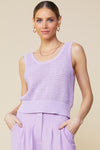 Total Confidence Knit Top (Lilac)