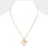 Audrey Pearl Necklace (Gold)