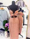 Open Back Leopard Mini Dress