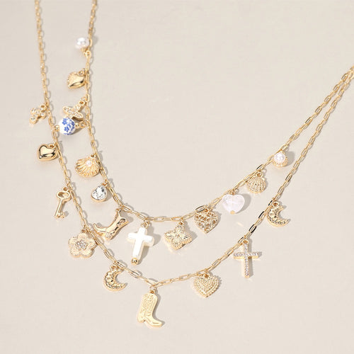 She's A Wild One Necklace (Gold)