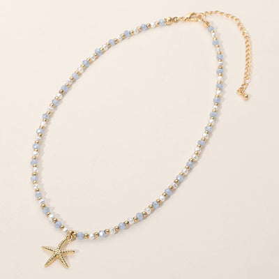 Oceana Charm Necklace (Blue)