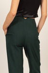 Gabriel High Rise Trousers (Green)