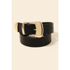 Emerson Rhinestone Buckle Belt (Black)