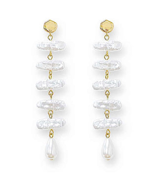 Madeline Bar Earrings (Gold)