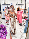 Salt & Sand Two Piece Skirt Set (Nude/Cream)
