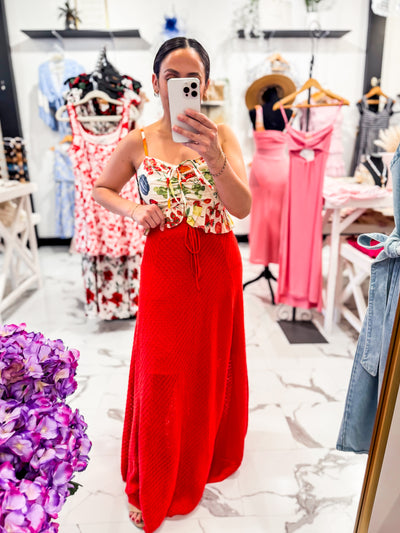 How to Rock a Red Skirt
